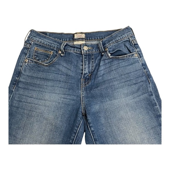 Levis 515 Jeans Womens 4
Roll Up Capri Pants Mid Rise Stretch Denim Medium Wash - Picture 3 of 11